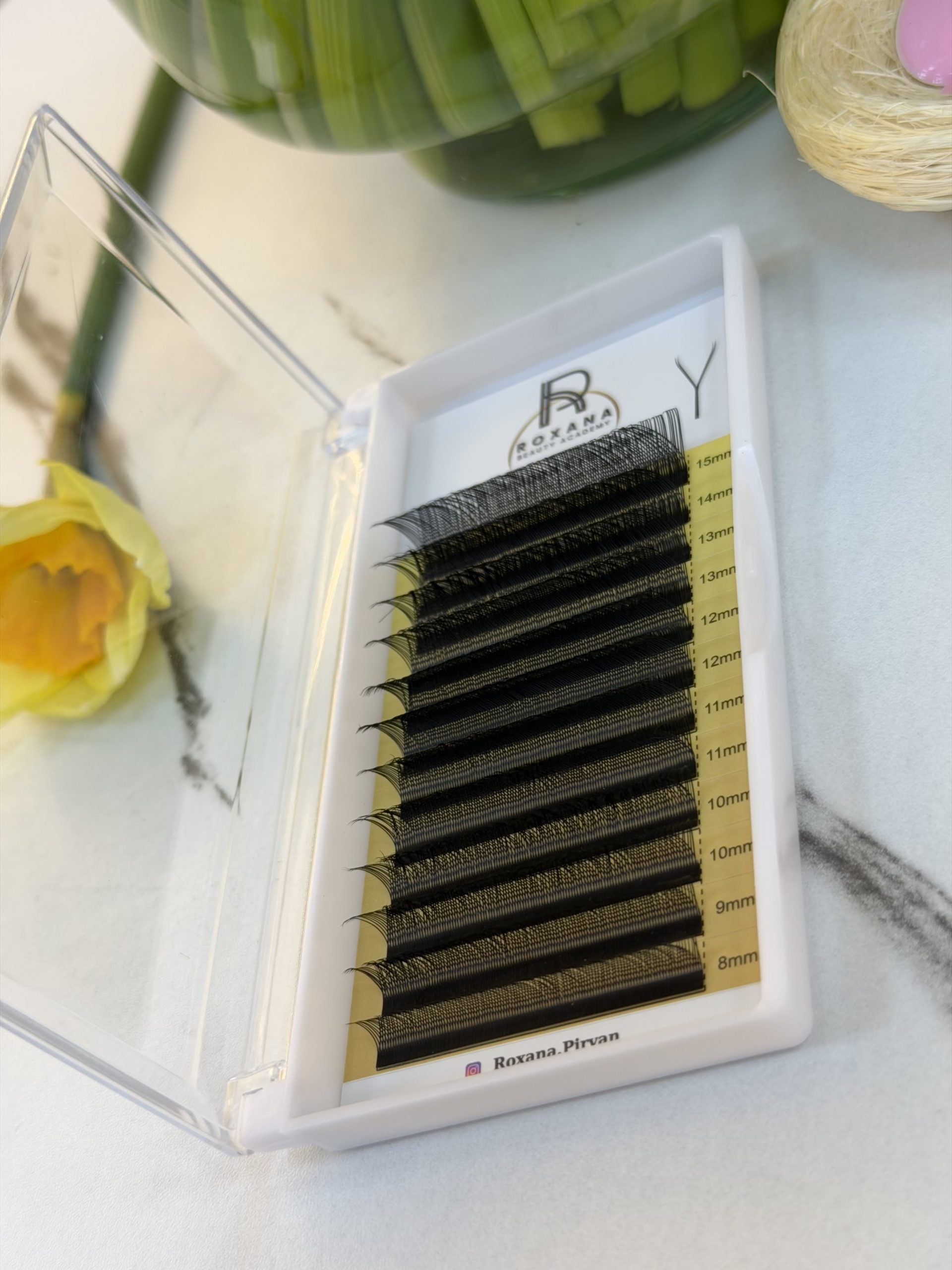 2Y Eyelash Extensions 0.07 – 4D Volume (Double Layer) image 2