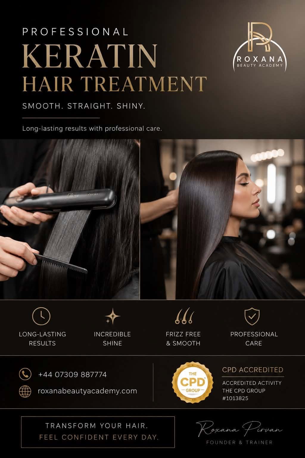 Keratin Hair Straightening