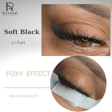 Soft Black Lashes 0.10 |  L,L+,LC ,LD ,LU (M) curl image 8