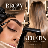 2 Online Courses Bundle – Eyebrow Styling & Keratin Straightening (Special Discount)