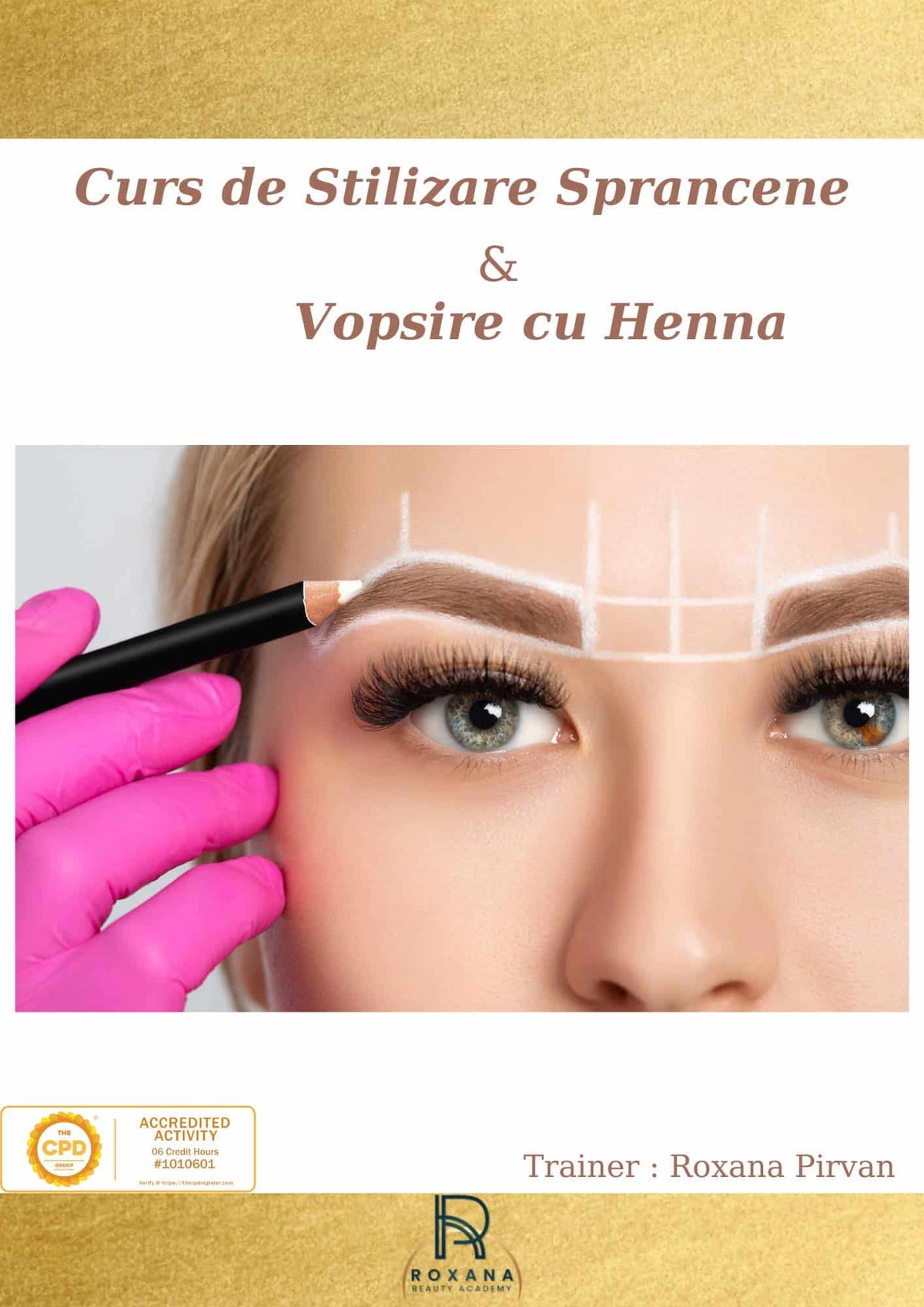 Curs de stilizare sprâncene și vopsire cu henna image 0