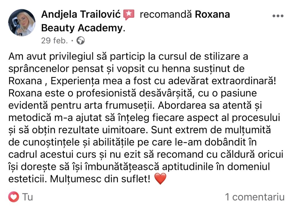 Roxana Beauty Academy B0BBA61D 8D67 4DE4 9376 901508E222C3