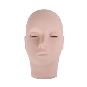 Lash Mannequin Head with 5 Pairs Practice Lashes